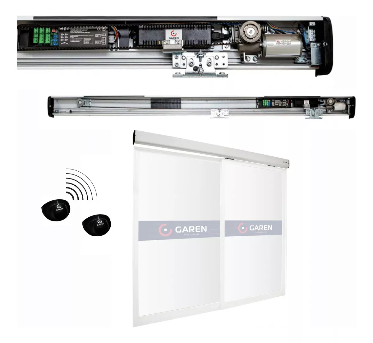 Motor Para Puertas Automaticas Slider 2.2m 2 Hojas